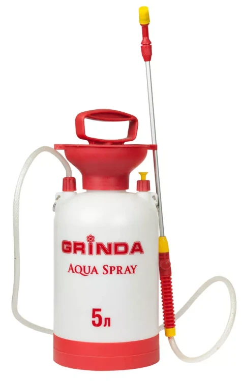 Опрыскиватель садовый GRINDA "Aqua Spray", широкая горловина, устойчивое дно, алюминиевый удлинитель, 5л 8-425115_z01 купить в Когалыме