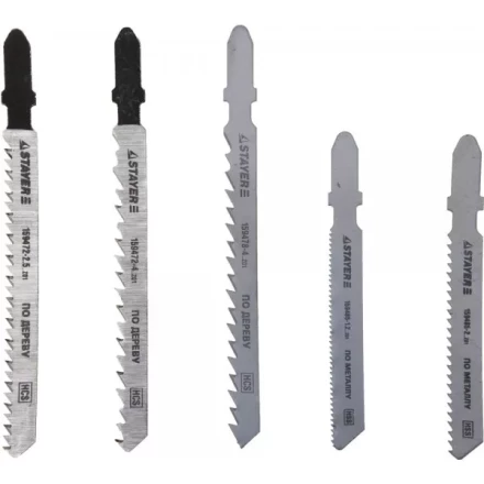 Набор STAYER "STANDARD" Полотна "ХОББИ №2" для эл. лобзика, по металлу, EU-хвост., 5шт 159489-H5_z01 купить в Когалыме