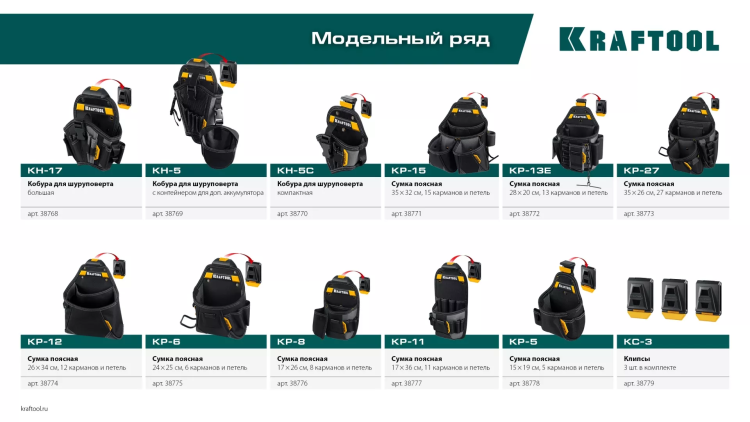 Зажимы для системы быстрого крепления KRAFTOOL 38779 купить в Когалыме