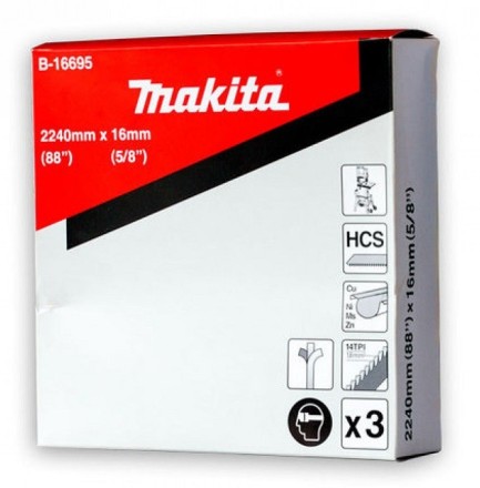 Набор полотен Makita B-16695 для ленточной пилы купить в Когалыме