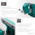 Тиски KRAFTOOL GRAND слесарные 32702-100 купить в Когалыме