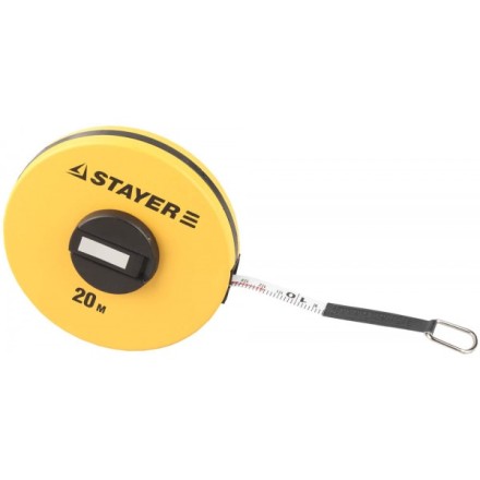 Мерная лента STAYER &quot;STANDARD&quot; фиберглассовая двусторонняя, 20м 34153-20 купить в Когалыме