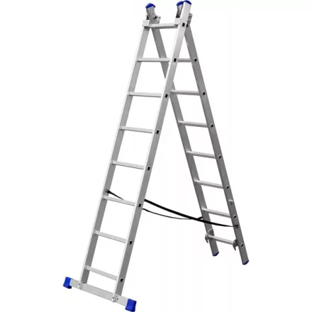 Лестница ЗУБР универсальная, двухсекционная со стабилизатором, 8 ступеней 38821-08 купить в Когалыме