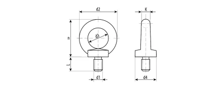 Рым-болты DIN 580 карточка серия Без серии купить в Когалыме