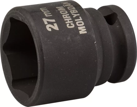 Торцовая головка KRAFTOOL "INDUSTRIE QUALITAT" ударная (1/2"), FLANK, Cr-Mo, фосфатированная, 27 мм 27940-27_z01 купить в Когалыме