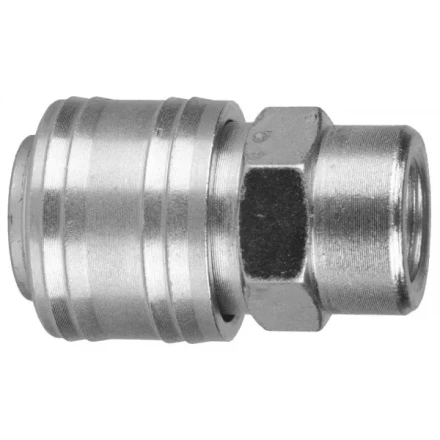 Переходник KRAFTOOL "EXPERT QUALITAT" для пневмоинструмента, резьба 1/4" "мама"- быстросъемное соединение "мама" 6593 купить в Когалыме