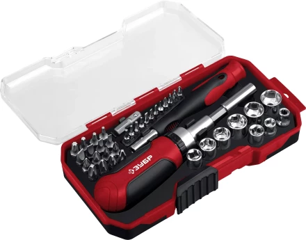 ЗУБР Мастер 41, 41 шт, набор: отвертка с насадками (25042) купить в Когалыме