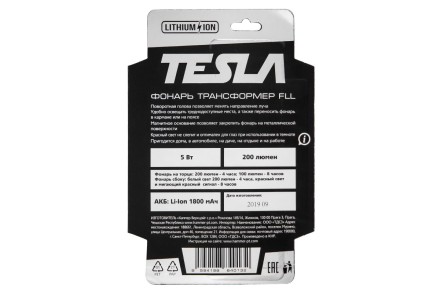 Фонарь TESLA FLL 5 Вт 200 Лм купить в Когалыме