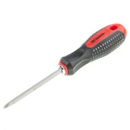 Отвертка комбинированная Fusion SL6,0 / Ph2 мм CrV 3-х компонентная рукоятка anti slip MTX 114519 купить в Когалыме