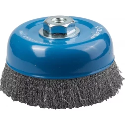 ЗУБР "ПРОФЕССИОНАЛ". Щетка чашечная для УШМ, витая стальная проволока 0,3мм, 150ммхМ14 35261-150_z02