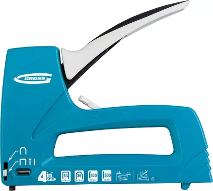 Степлер мебельный универс. (Universell 4) пласт 4-функц тип скобы 53 36 300 500 8-14мм GROSS 41005 купить в Когалыме