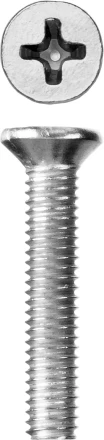 Винт ЗУБР "МАСТЕР" DIN 965, класс прочности 4.8, оцинкованный, M3x16мм, 5кг 303110-03-016 купить в Когалыме
