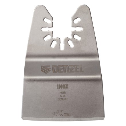 Насадка для МФИ шабер полукруг, Inox, для снятия краски и др., ширина 50 мм, длина общая 74 мм, ступенчатый Denzel 782317 купить в Когалыме