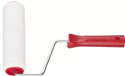 Валик ЗУБР "МАСТЕР" "ВЕЛЮР-АКВА", полиэстер, для водорастворимых акриловых лаков, ворс 4мм, ручка 6мм, d=40/180мм 03537-18 купить в Когалыме