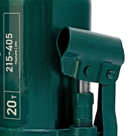 Домкрат гидравлический бутылочный Сибртех 50809, 20 т, 215-405 мм купить в Когалыме