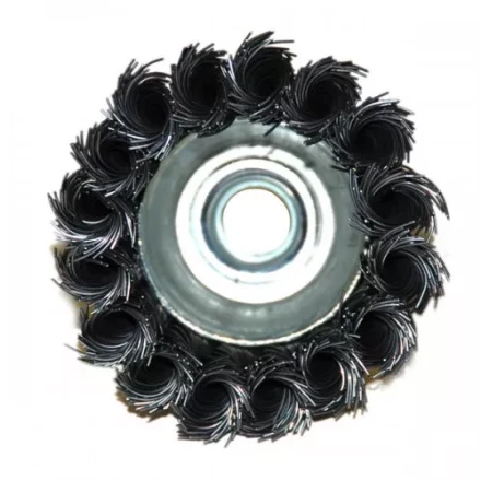 Щетка для УШМ М14/65 мм чашечная сталь витая Энкор 51536 купить в Когалыме