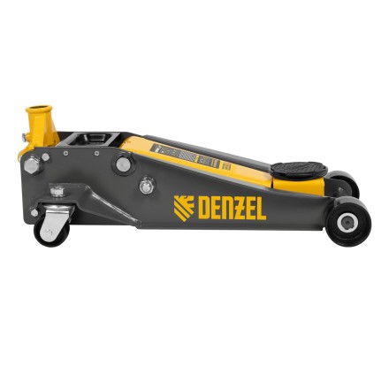 Домкрат гидравлический подкатной Denzel 51260, 3 т, 125-470 мм, быстрый подъем, проф. купить в Когалыме