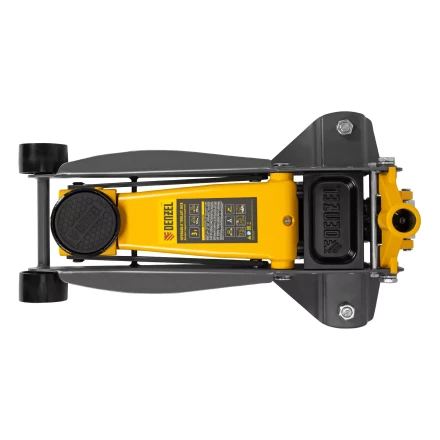 Домкрат гидравлический подкатной Denzel 51260, 3 т, 125-470 мм, быстрый подъем, проф. купить в Когалыме