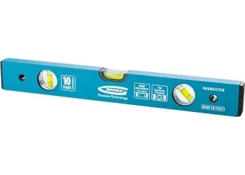 Уровень алюминиевый усиленный 800 мм толщина профессиональный 2 мм 3 глазка  GROSS 33628 купить в Когалыме