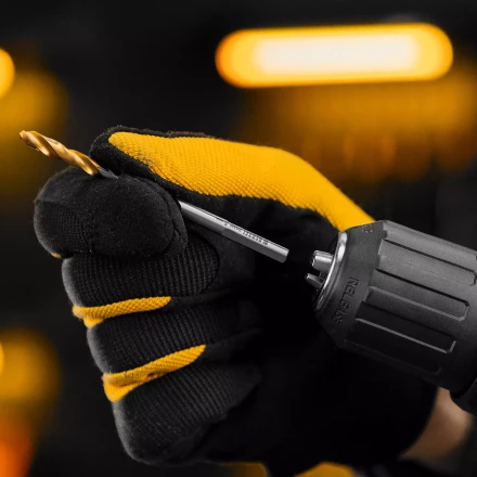 Сверло спиральное по металлу Denzel 5 x 86мм, Р6М5, Golden Tip, многогранная заточка, 718276 купить в Когалыме