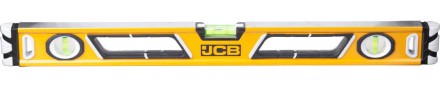 Уровень JCB коробчатый, магнитный, 2 фрезерованные базовые поверхности, 3 ампулы, крашенный, с ручками, 0,5мм/м, 60см JBL003 купить в Когалыме