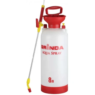 Опрыскиватель садовый GRINDA "Aqua Spray", широкая горловина, устойчивое дно, алюминиевый удлинитель, 8л 8-425117_z01