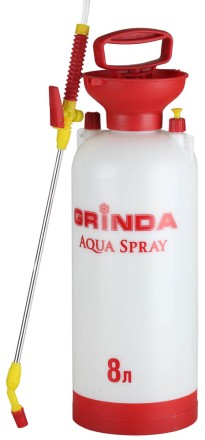 Опрыскиватель садовый GRINDA &quot;Aqua Spray&quot;, широкая горловина, устойчивое дно, алюминиевый удлинитель, 8л 8-425117_z01 купить в Когалыме
