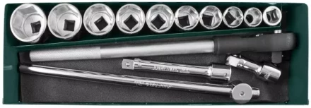 Набор головок торцевых 3/4"DR 22-50мм 15предметов Jonnesway S04Н6115SA 47229 купить в Когалыме