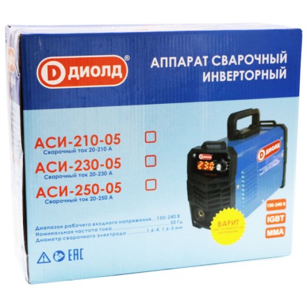 Аппарат сварочный инверторный Диолд АСИ 210-05 купить в Когалыме