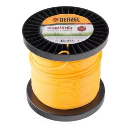 Леска для триммера звезда   3,0 мм 120 м на Din катушке Россия Denzel 96132