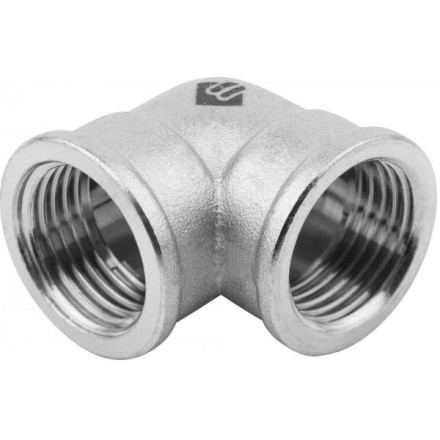 Уголок ЗУБР &quot;ЭКСПЕРТ&quot;, никелированная латунь, г/г, 1/2&quot; 51271-G/G-1/2 купить в Когалыме