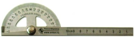 Угломер переставной 0-180° с линейкой 150мм 10873 купить в Когалыме