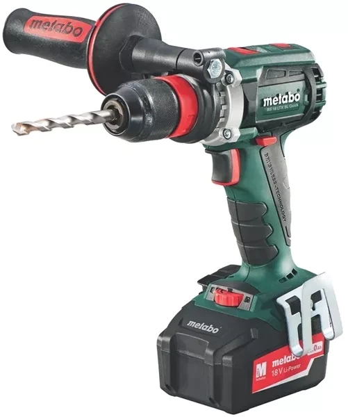Дрель-винтоверт аккумуляторная METABO BS 18 LTX Quick с рукояткой 18В, 2х5.5Ач, LiHD в кейсе купить в Когалыме