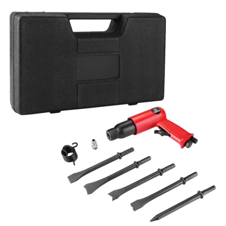 Молоток отбойный пневматический DEKO DKPT04 SET 3, 018-1104, в чемодане с набором 8 предметов купить в Когалыме