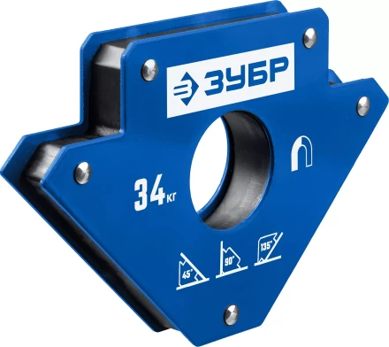 ЗУБР УМ-3, 34 кг, угольник магнитный для сварочных работ, Профессионал (40050-34) купить в Когалыме