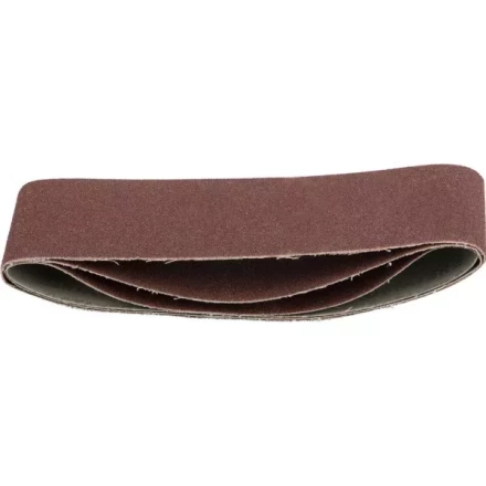 Лента STAYER "MASTER" шлифовальная универсальная бесконечная на тканевой основе, для ЛШМ, P80, 75х533мм, 3шт 35442-080 купить в Когалыме