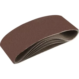 Лента шлифовальная бесконечная ЗУБР "СТАНДАРТ" на тканевой основе, для ЛШМ, P120, 100х610мм, 5 шт 35343-120