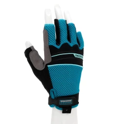 Перчатки комбинированные облегченные, открытые пальцы, AKTIV, размер L (9)// Gross 90309