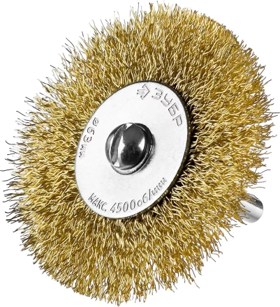 ЗУБР "ПРОФЕССИОНАЛ". Набор щеток дисковых для дрели, витая стальная латунированная проволока 0,3мм, 5 шт 3521-H5_z02 купить в Когалыме