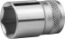 Торцовая головка KRAFTOOL &quot;INDUSTRIE QUALITAT&quot;, Cr-V, FLANK, хромосатинированная, 1/2&quot;, 19 мм 27805-19_z01 купить в Когалыме
