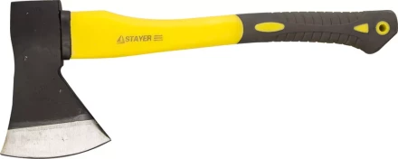 Топор STAYER кованый с двухкомпонентной стеклопластиковой рукояткой, 1,2кг 2062-12 купить в Когалыме