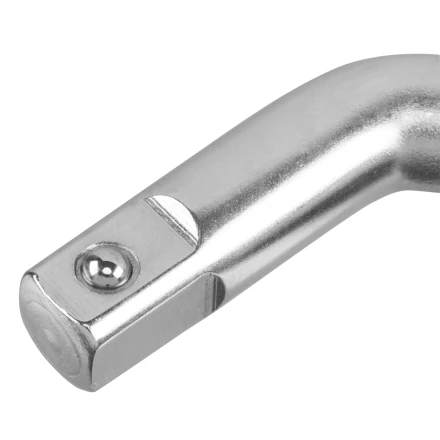 Вороток Г-образный, 250*50 мм, квадрат 1/2", CrV, матовый хром Denzel 14063 купить в Когалыме