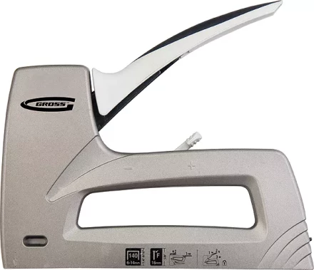 Степлер мебельный (Aluminium 140) алюм. корпус рег. удара тип скобы 140 300 6-14 мм  GROSS 41007 купить в Когалыме