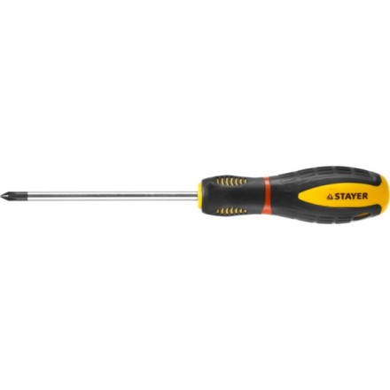 Отвертка STAYER &quot;PROFI&quot; &quot;PROTech&quot;, двухкомп рукоятка, намагниченная, Cr-Mo, PH1x100мм 25132-1-10_z02 купить в Когалыме
