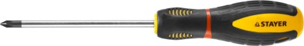 Отвертка STAYER &quot;PROFI&quot; &quot;PROTech&quot;, двухкомп рукоятка, намагниченная, Cr-Mo, PH1x100мм 25132-1-10_z02 купить в Когалыме