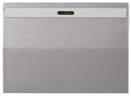 Выключатель СВЕТОЗАР "ЭФФЕКТ" одноклав., с эффектом свечения, без вставки и рамки, цвет светло-серый металлик, 10A/~250B SV-54431-SM купить в Когалыме