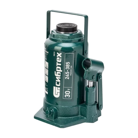 Домкрат гидравлический бутылочный Сибртех 50810, 30 т, 245-385 мм купить в Когалыме