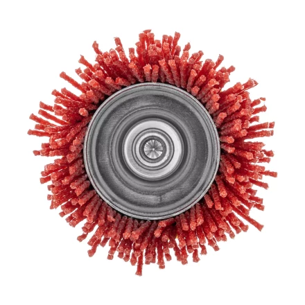 Щетка для дрели Denzel, 65 мм, Чашка, со шпилькой, нейлоновая щетина, 74435 купить в Когалыме