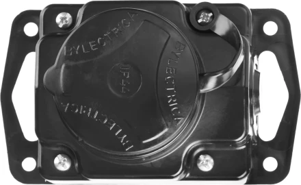 Колодка СИБИН для удлинителя, 1 гнездо, заземление, защитные крышки, IP44, макс мощность 3500Вт 55114-1 купить в Когалыме