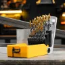 Набор сверл по металлу Denzel 723009, 1-13 мм, Р6М5-TiN, Golden Tip, 25 шт купить в Когалыме